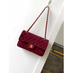 Chanel classic flap bag 25x16x7cm suede Bags
