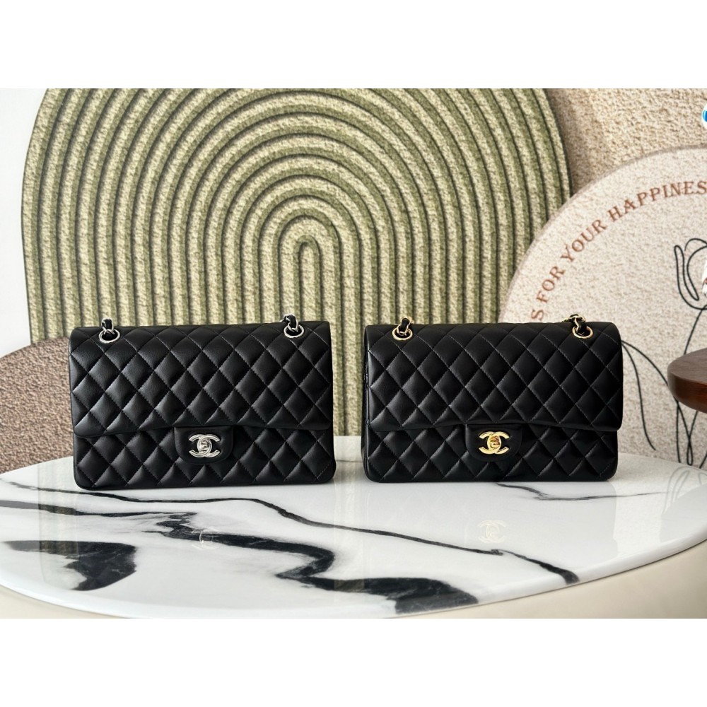 Chanel classic flap bag medium size 25x16x7cm REAL LEATHER 100% Bags