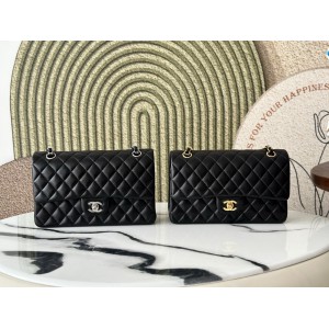 Chanel classic flap bag medium size 25x16x7cm REAL LEATHER 100% Bags