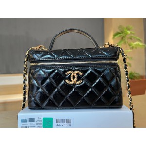 Chanel vanity chain bag 19.5x17.5cm patent Bags