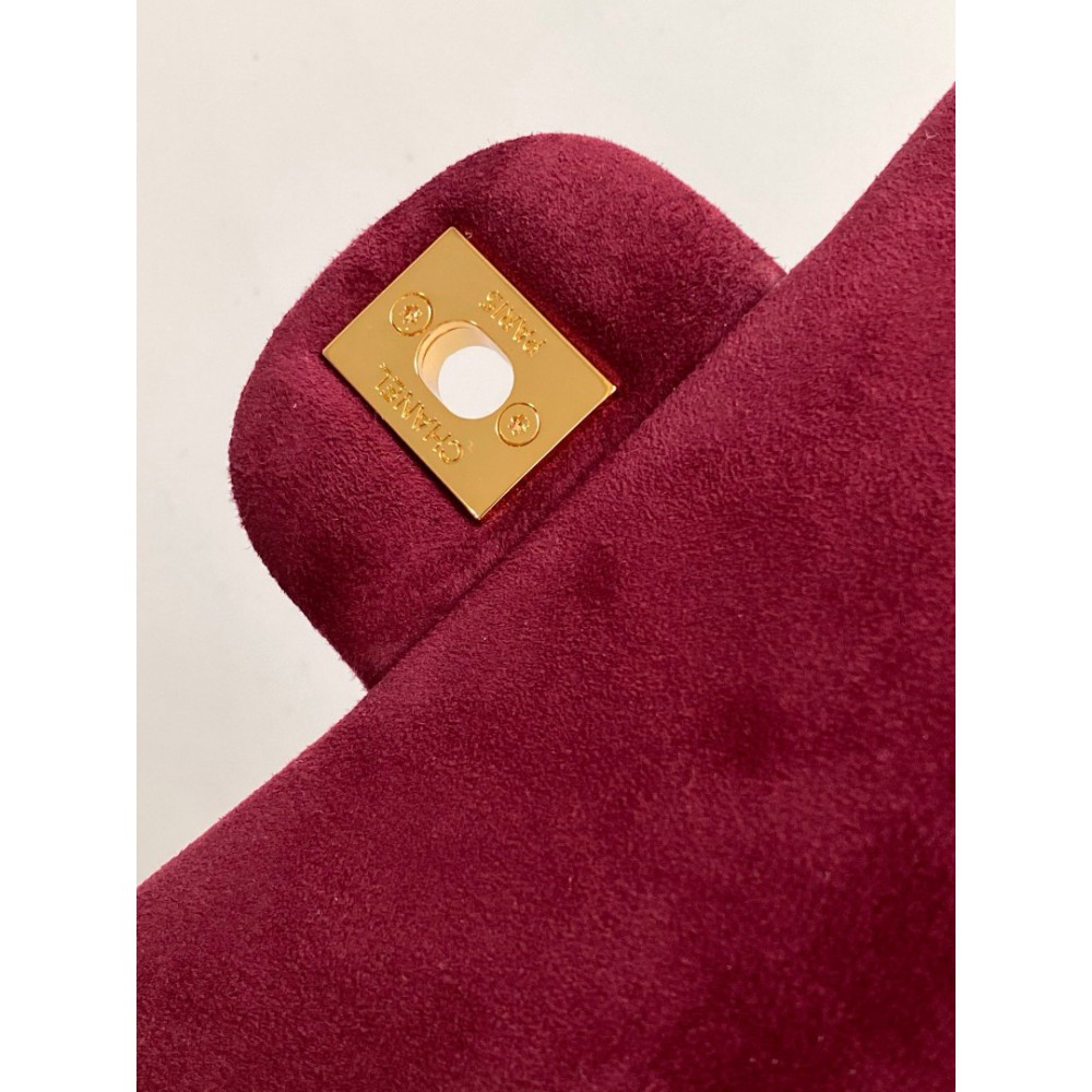 Chanel classic flap bag 20x13x5cm suede Bags