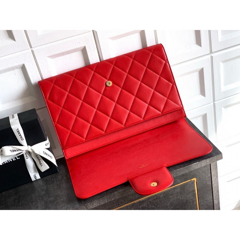 Chanel clutch 27.5x41x6.5cm leather 100% Bags