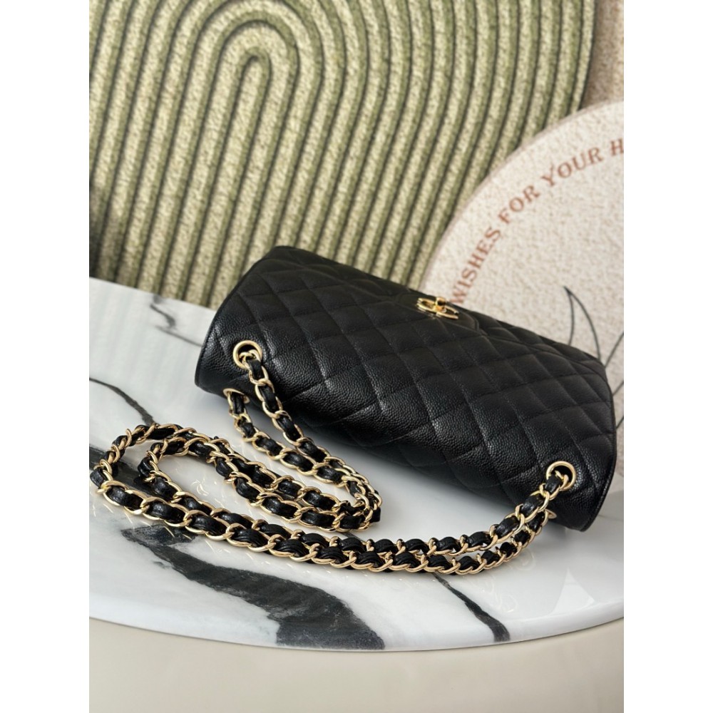 Chanel classic flap bag jumbo size grained leather 30x21cm Bags