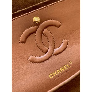 Chanel classic flap bag 25x16x7cm suede Bags