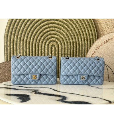 Chanel classic flap bag medium size 25x16x7cm REAL LEATHER 100%