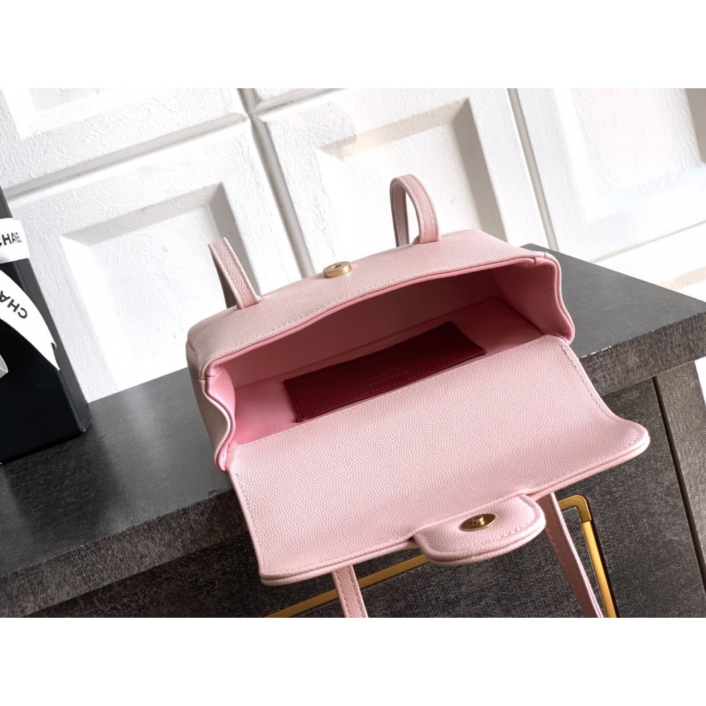 Chanel clutch with leather strap mini size 17x11.5x5cm Bags