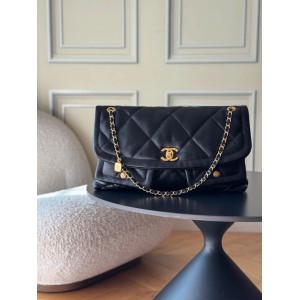 Chanel shopping bag leather 100% 27x45x10cm Bags