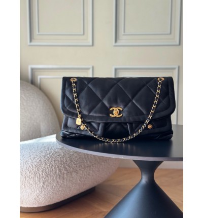 Chanel shopping bag leather 100% 27x45x10cm