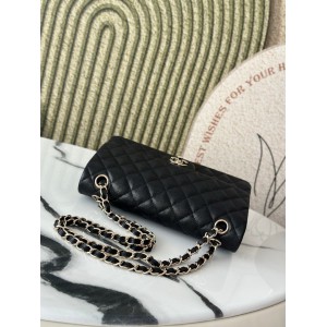 Chanel classic flap bag medium size 25x16x7cm REAL GRAINED LEATHER 100% Bags