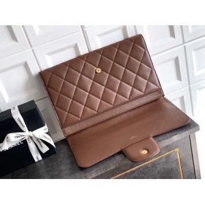 Chanel clutch 27.5x41x6.5cm leather 100% Bags