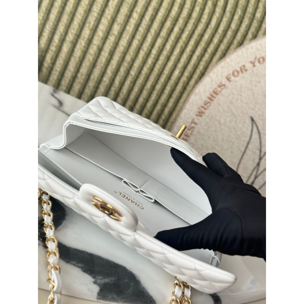 Chanel classic flap bag medium size 25x16x7cm REAL LEATHER 100% Bags