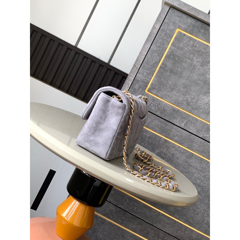 Chanel classic flap bag 20x13x5cm suede Bags
