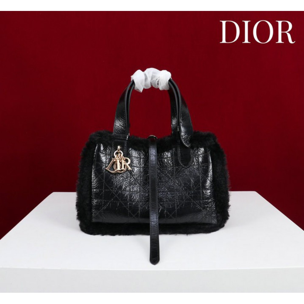 Dior Toujours shearling 23 x 15 x 15cm Bags