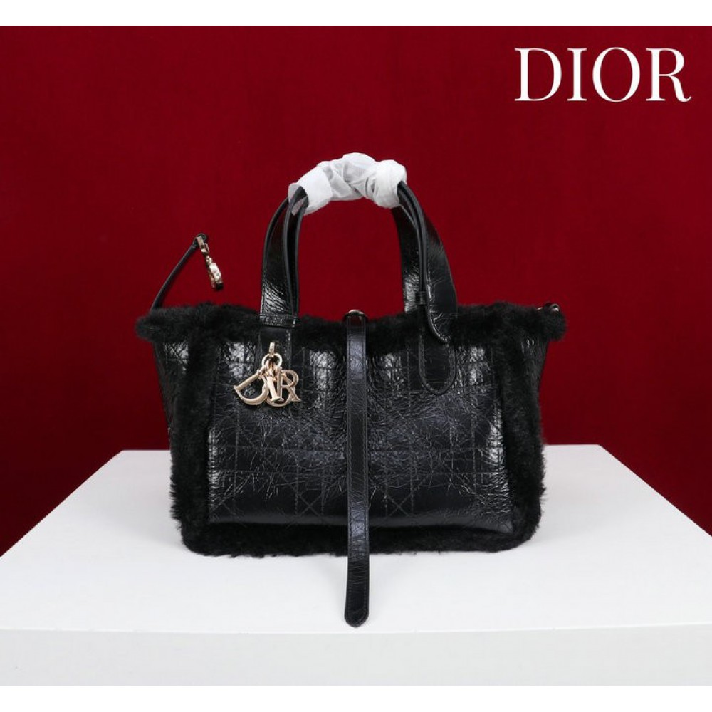 Dior Toujours shearling 23 x 15 x 15cm Bags