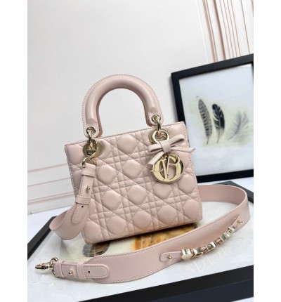Dior Lady small size with strap 20x16.5x8cm