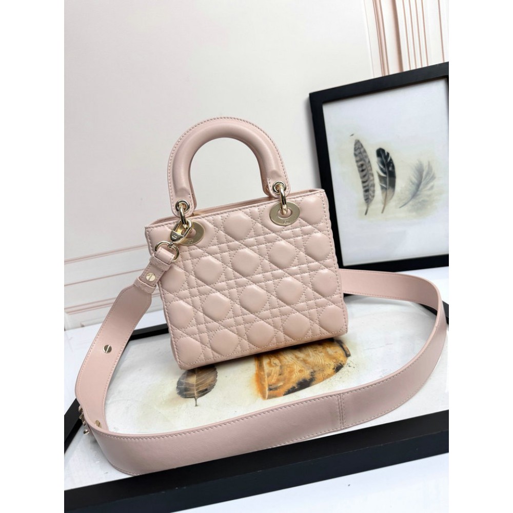 Dior Lady small size with strap 20x16.5x8cm Bags