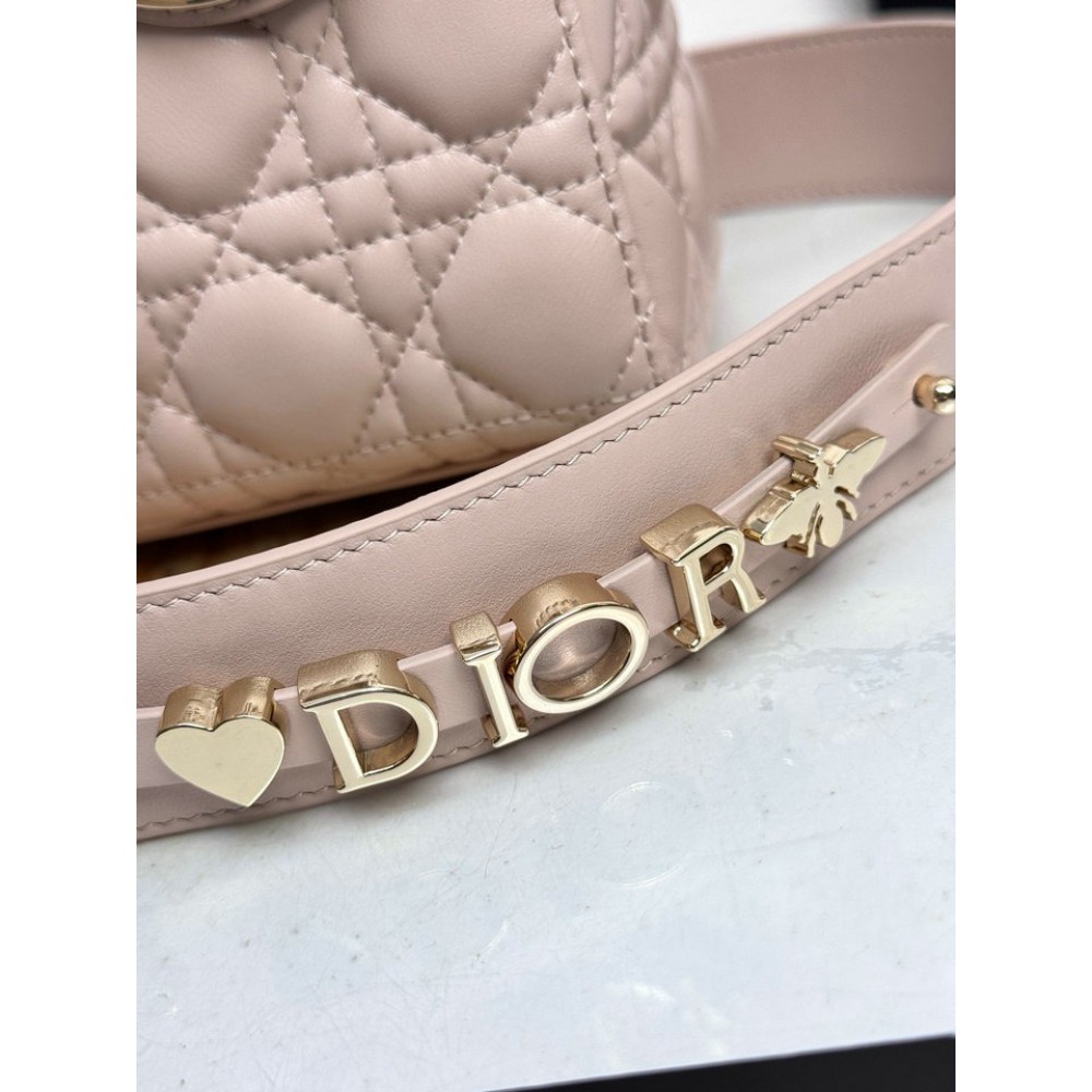 Dior Lady small size with strap 20x16.5x8cm Bags