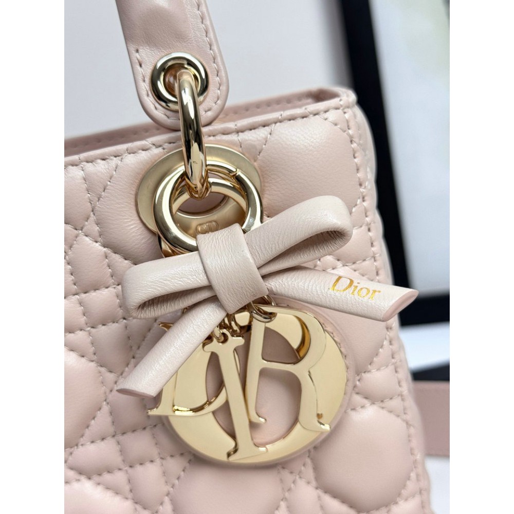Dior Lady small size with strap 20x16.5x8cm Bags