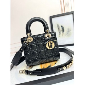 Dior Lady small size with strap 20x16.5x8cm Bags
