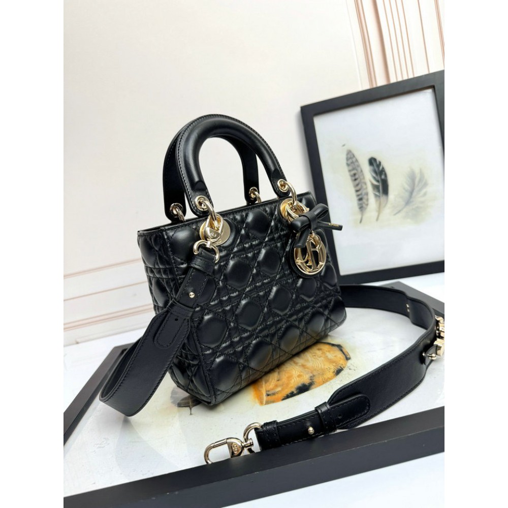 Dior Lady small size with strap 20x16.5x8cm Bags