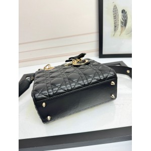 Dior Lady small size with strap 20x16.5x8cm Bags