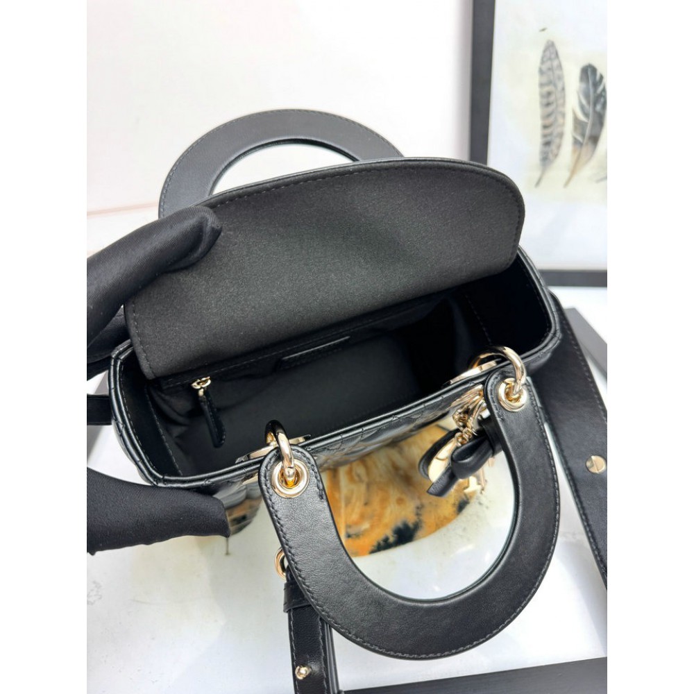 Dior Lady small size with strap 20x16.5x8cm Bags