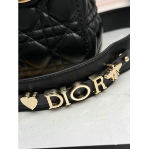 Dior Lady small size with strap 20x16.5x8cm Bags