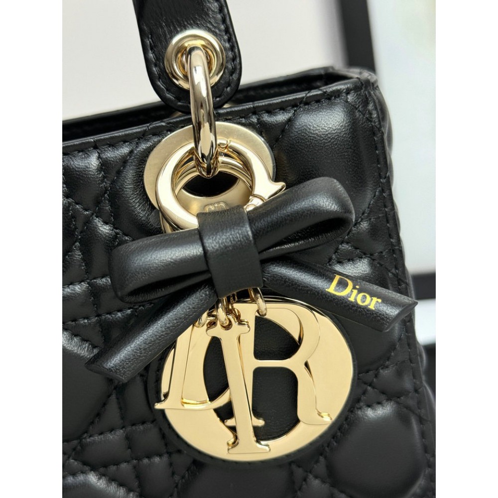 Dior Lady small size with strap 20x16.5x8cm Bags
