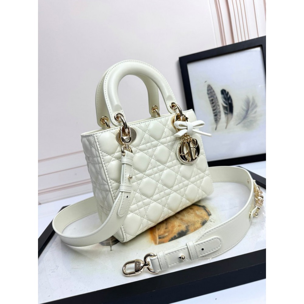 Dior Lady small size with strap 20x16.5x8cm Bags
