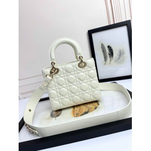 Dior Lady small size with strap 20x16.5x8cm Bags