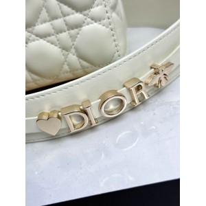 Dior Lady small size with strap 20x16.5x8cm Bags