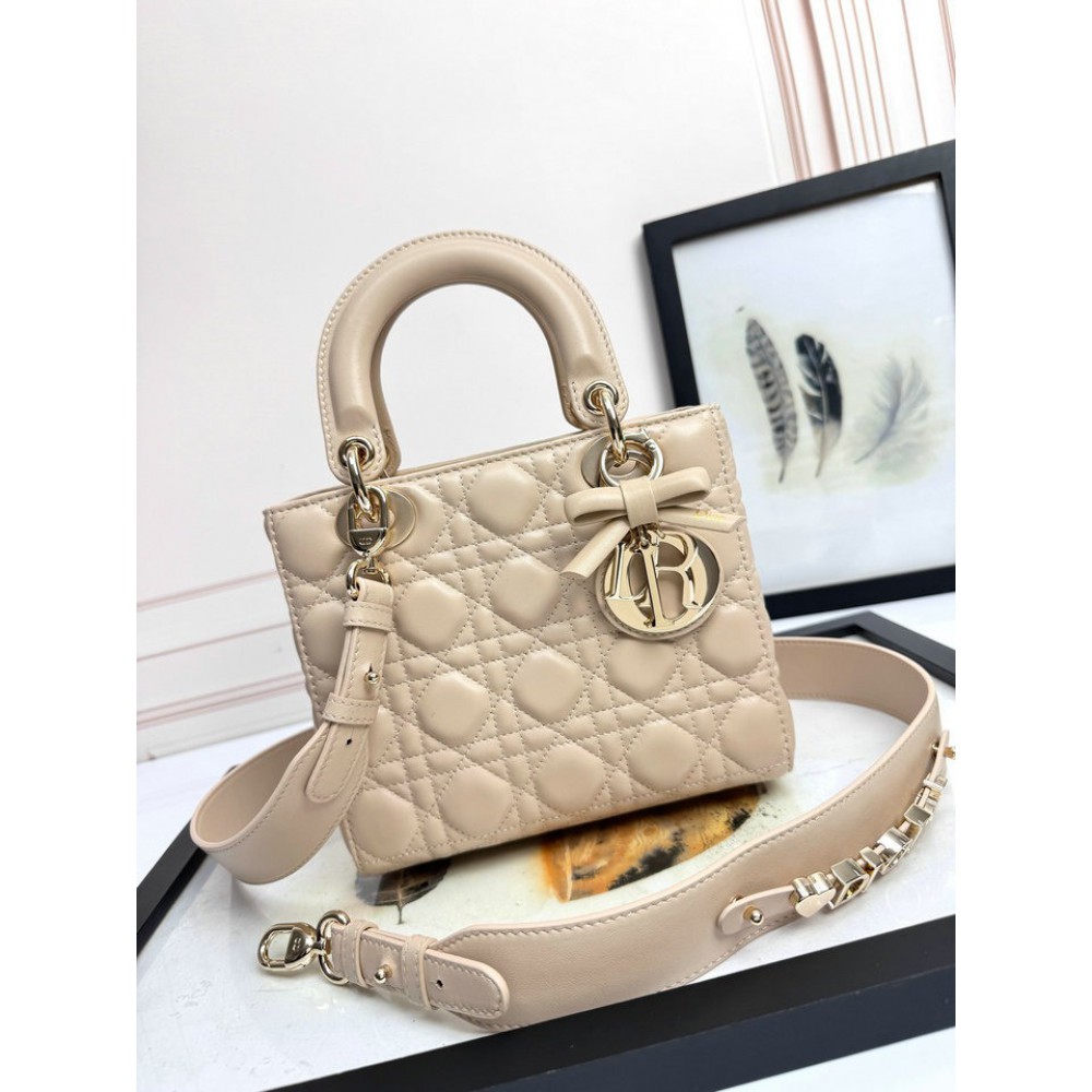 Dior Lady small size with strap 20x16.5x8cm Bags