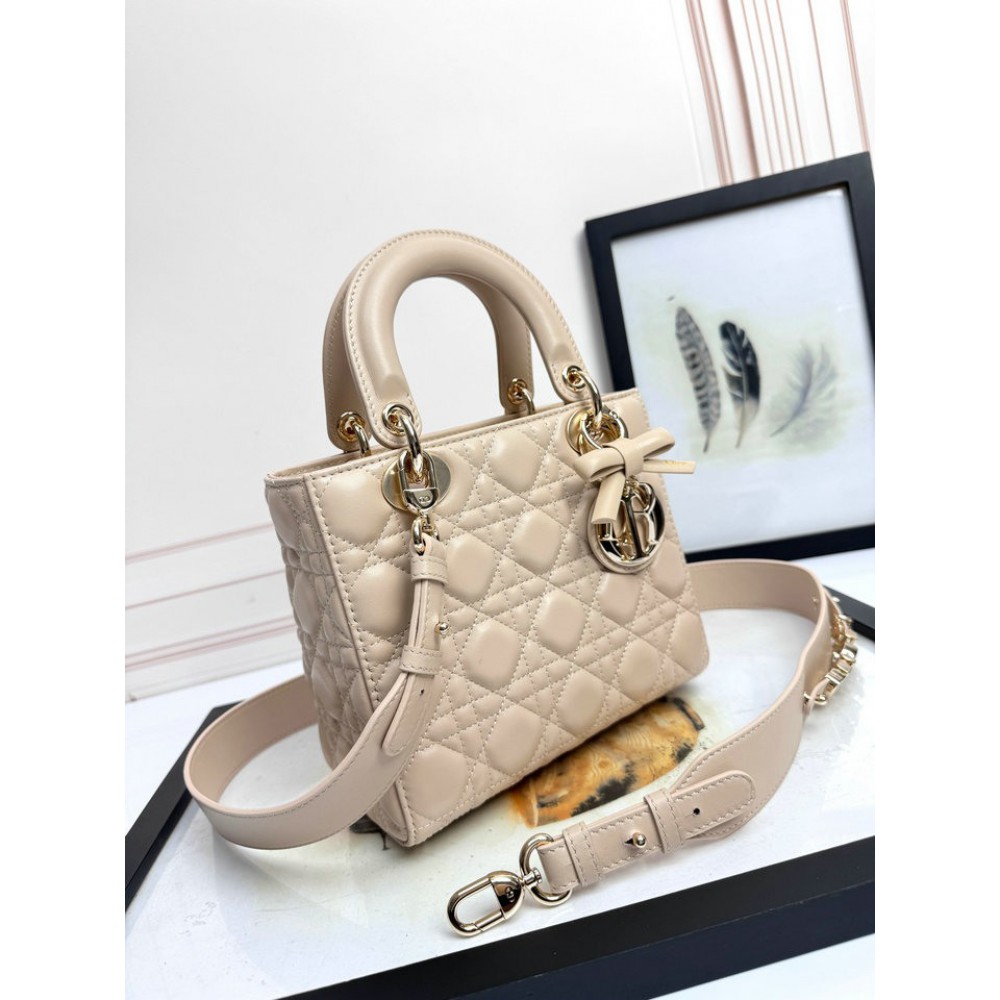 Dior Lady small size with strap 20x16.5x8cm Bags