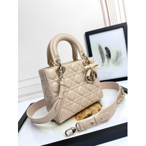 Dior Lady small size with strap 20x16.5x8cm Bags