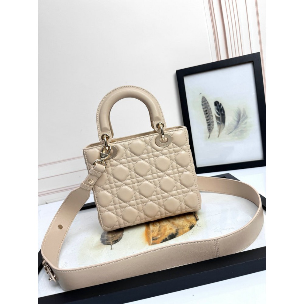Dior Lady small size with strap 20x16.5x8cm Bags