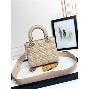 Dior Lady small size with strap 20x16.5x8cm Bags
