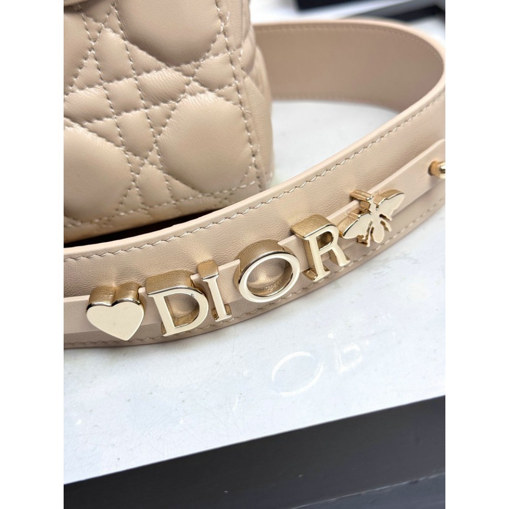 Dior Lady small size with strap 20x16.5x8cm Bags