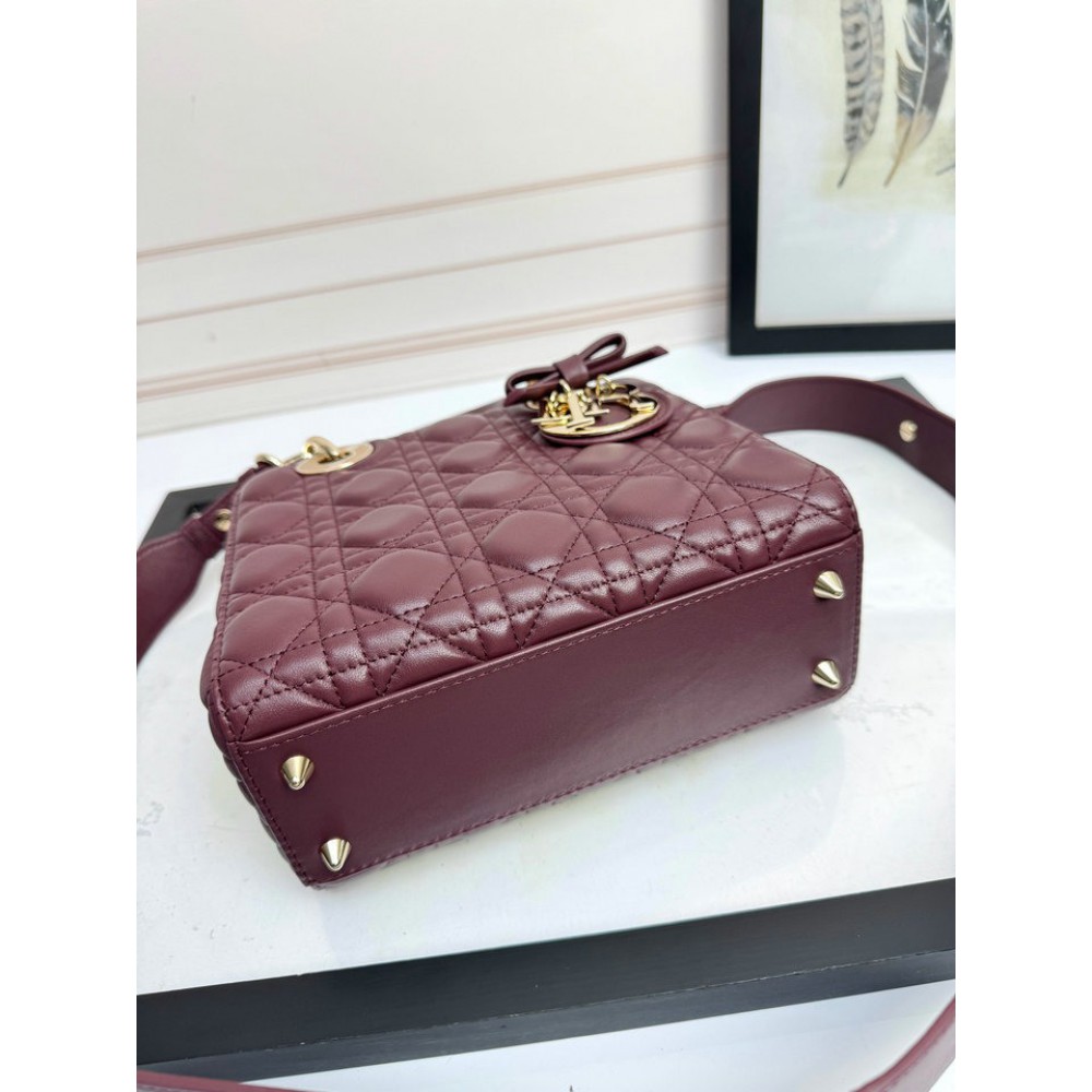 Dior Lady small size with strap 20x16.5x8cm Bags