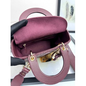 Dior Lady small size with strap 20x16.5x8cm Bags