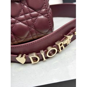 Dior Lady small size with strap 20x16.5x8cm Bags