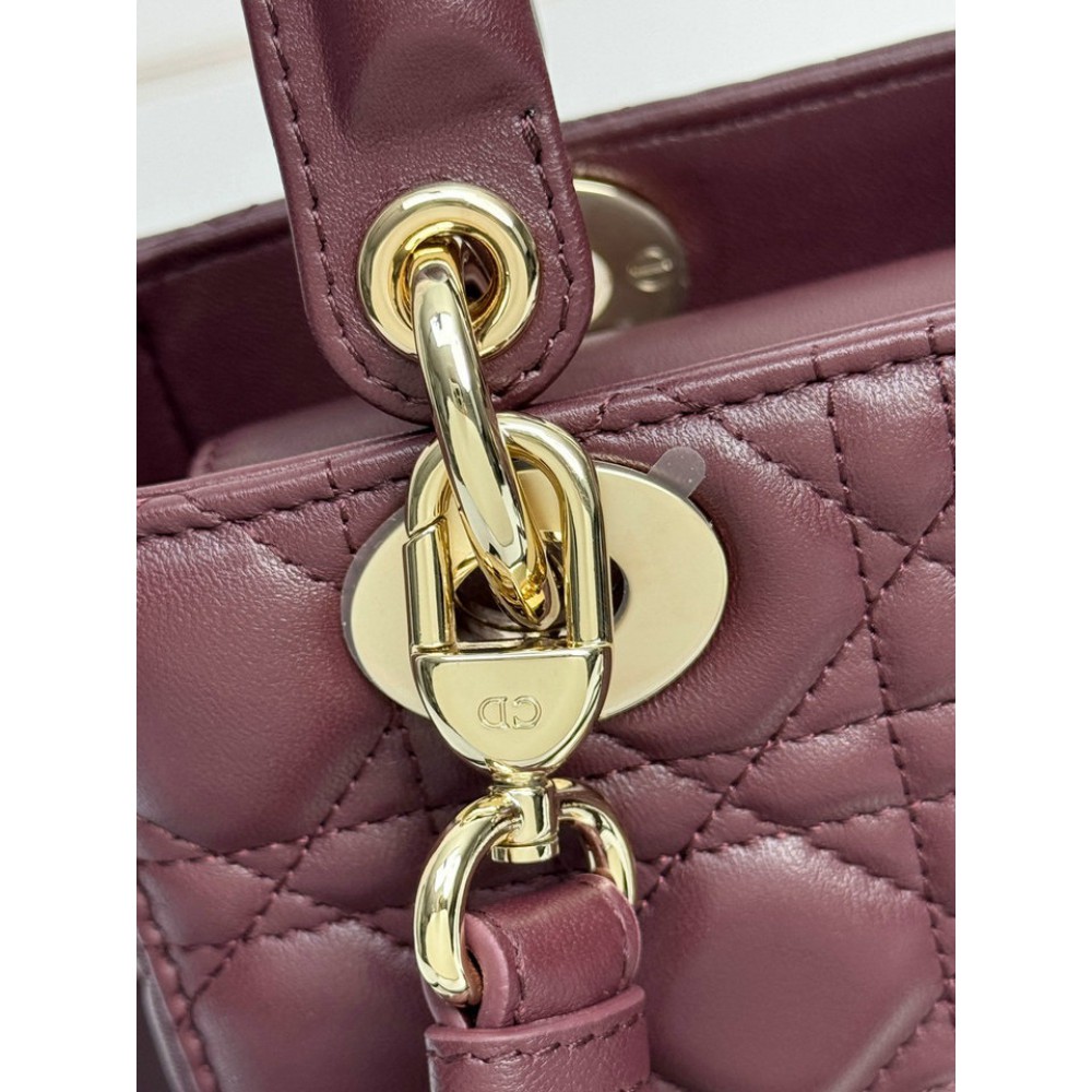Dior Lady small size with strap 20x16.5x8cm Bags