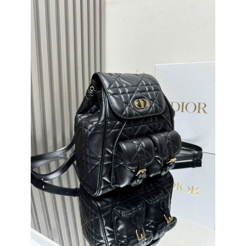 Dior caro backpack 23x27x12.5cm  Bags