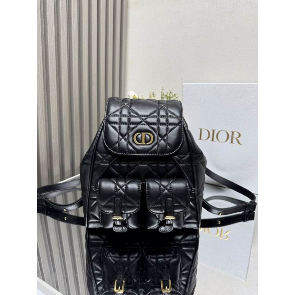 Dior caro backpack 23x27x12.5cm  Bags