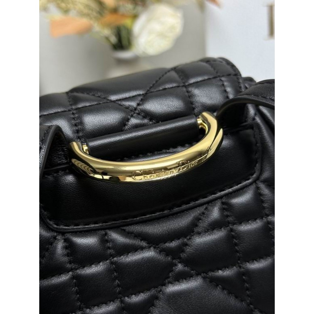 Dior caro backpack 23x27x12.5cm  Bags