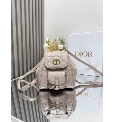 Dior caro backpack 19.5x18.5x8.5cm small size
