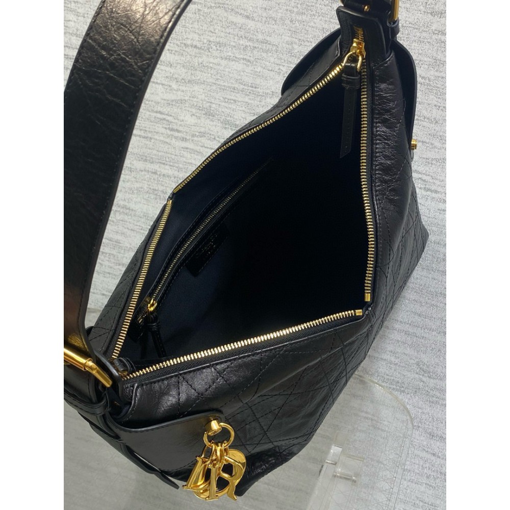 Dior Voyage Flat Macrocannage Grained Calfskin Bags