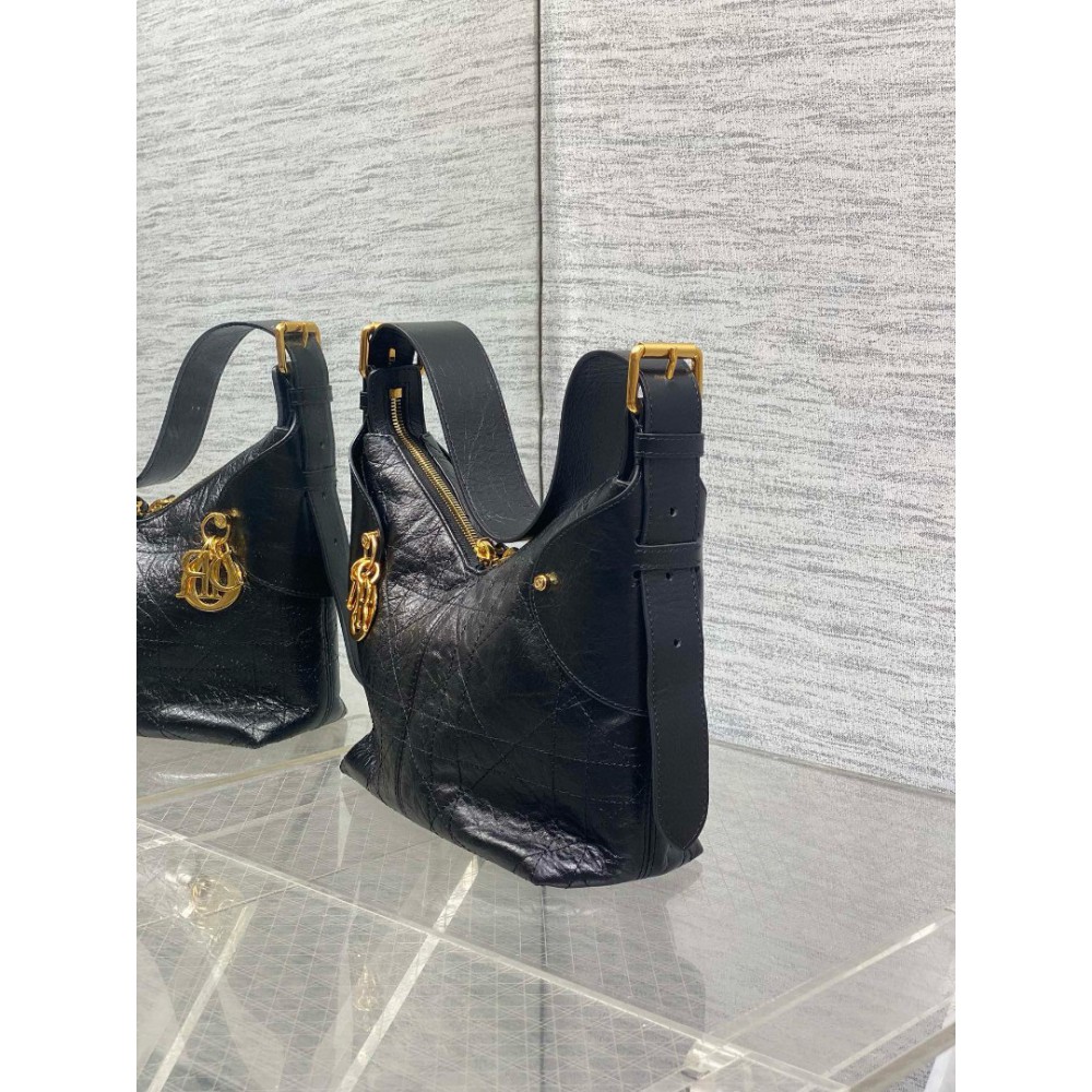 Dior Voyage Flat Macrocannage Grained Calfskin Bags