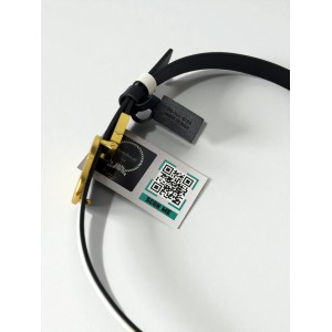 Dior Reversible saddle belt black-white 2cm leather 100% Accesories