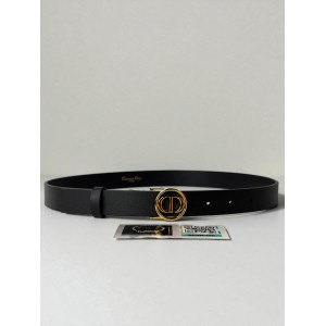 Dior 30 montaigne circled belt 2cm black  Accesories