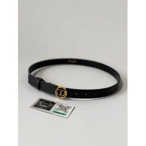 Dior 30 montaigne circled belt 2cm black  Accesories